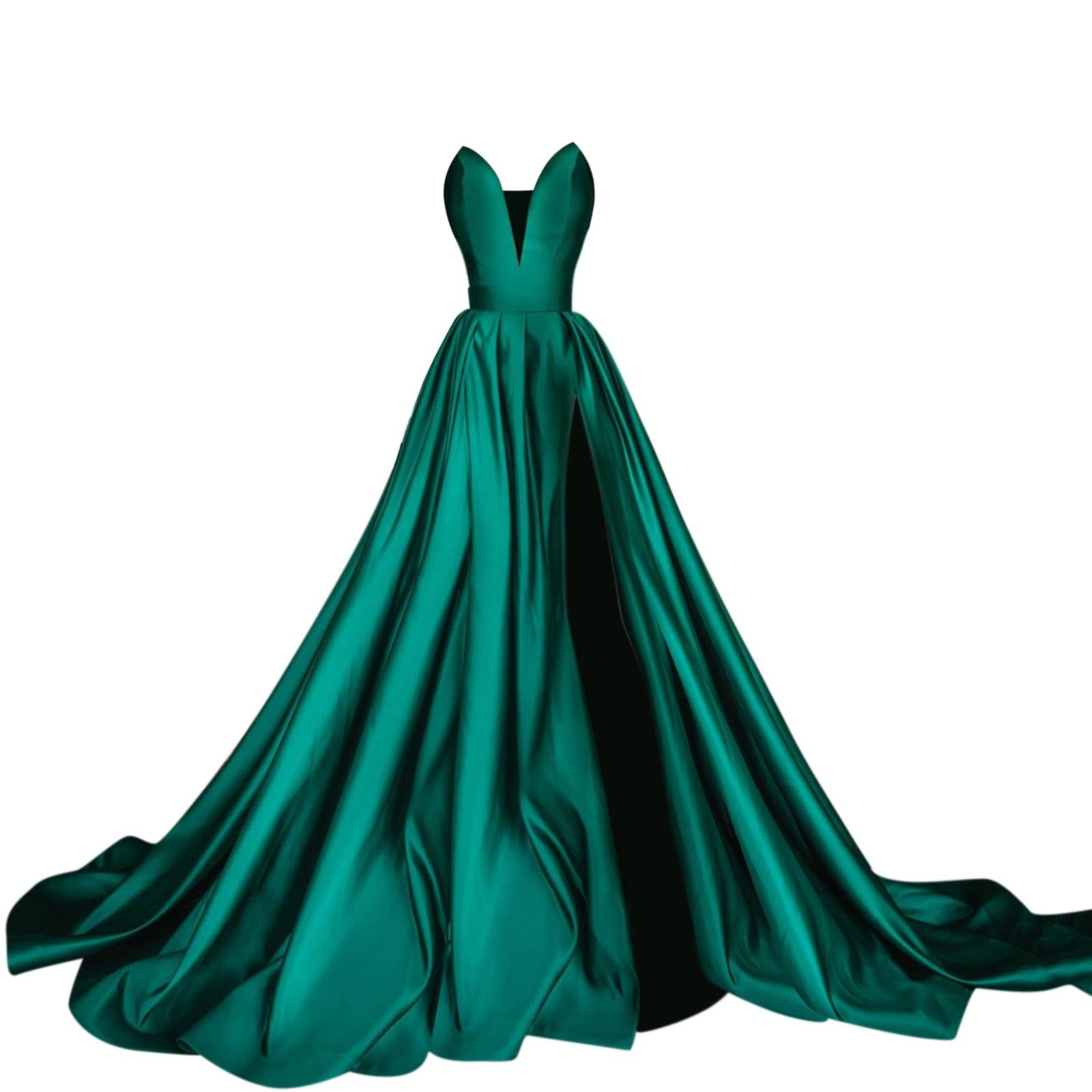 Eileial Women's Lace Applique Beach Wedding Dresses for Bride Tulle Bridal Dress V Neck Wedding Gowns with Slit(Blue,L), Size: Large