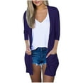 eileial Womens Autumn Solid Color Shirt Cardigan Jacket Fashionable