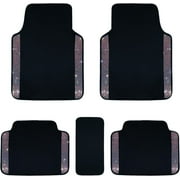 eing Breathable Universal Bling Anti Slip Car Floor Mat with Crystal Rhinestones for Women & Girls, Multicolor