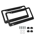 thumbnail image 1 of eing Car License Plate Frames Bling Crystal Diamonds Car Exterior Accessory for Women Girls,2pcs - Black, 1 of 8