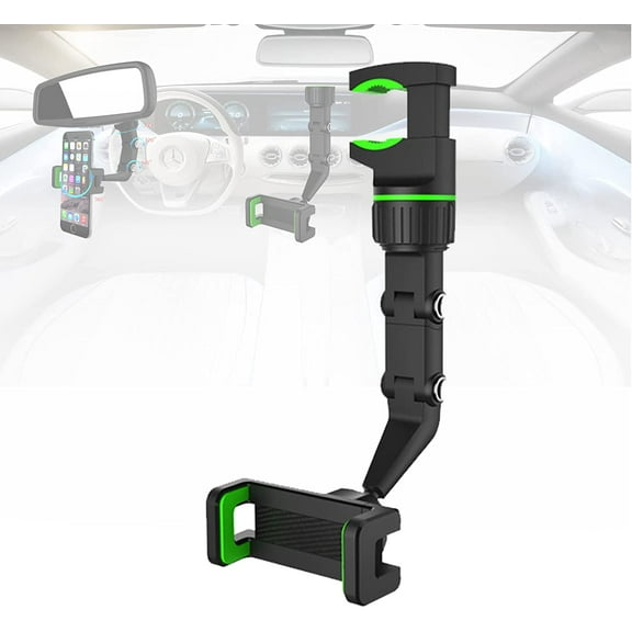 eing Car Phone Holder Rearview Mirror,360 Degree Rotatable Rear View Mirror Phone Mount,Car Cell Phone Mount,Car Phone Mount Clip Suitable for Most 4-6.1 Inch Mobile Phone