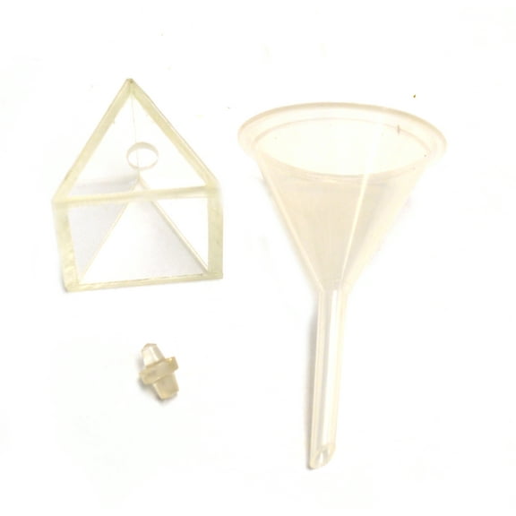 eisco labs hollow equilateral acrylic prism 45mm