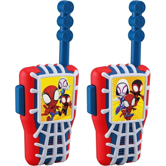 ekids Spidey & His Amazing Friends Toy Walkie Talkies for Kids, Two Way Radios for Indoor and Outdoor Games