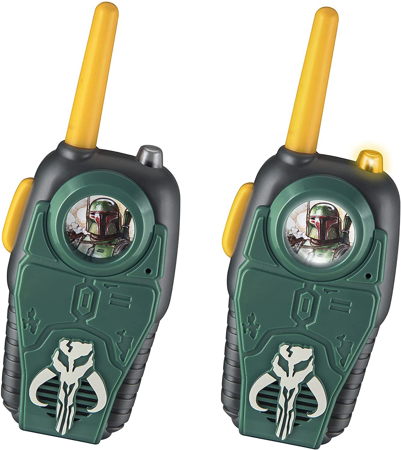 ekids The Book of Boba Fett Toy Walkie Talkies for Kids, Two Way Radios for Indoor and Outdoor Games - image 1 of 7