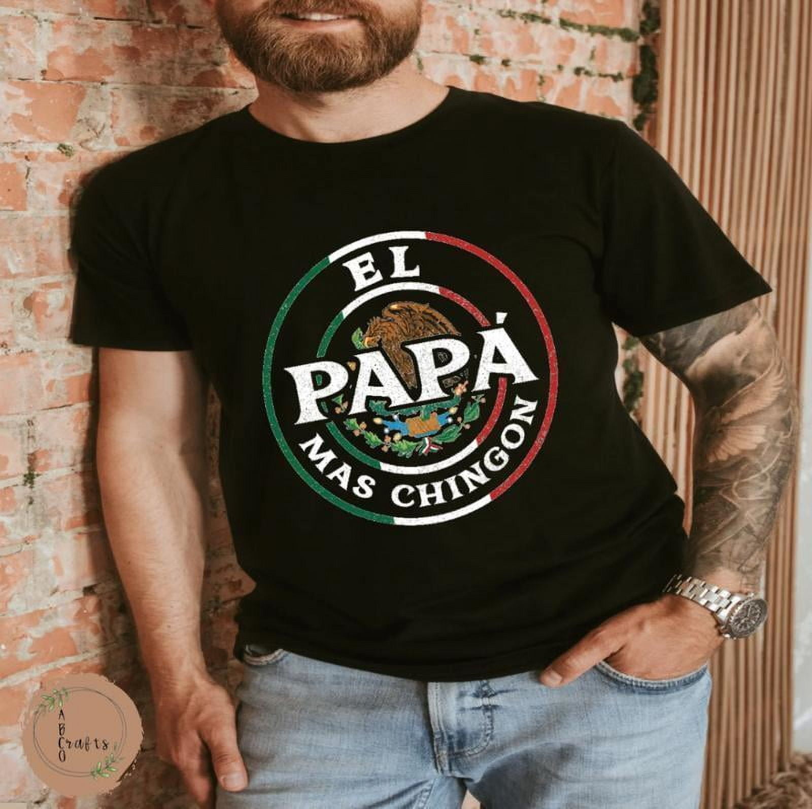 el papa mas T. Dad Fathers Day Gift for Dad 2024 T. Cotton Graphic . Casual Short Sleeve Top for