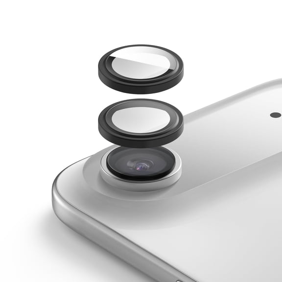 elago 2 Pack Tempered Glass Camera Lens Protector CAP Compatible with iPhone Air - Scratch-Resistant, Anti-Fingerprint, Easy Installation, Full Coverage Lens Protection