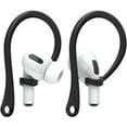 thumbnail image 1 of elago AirPods Pro Ear Hooks for AirPods Pro, AirPods Pro 2nd Gen, AirPods 3rd, AirPods 1 & 2 (Black) - AirPods EarHooks hold your AirPods securely, Great for fitness activities, 1 of 9