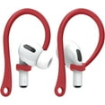 thumbnail image 1 of elago AirPods Pro Ear Hooks for AirPods Pro, AirPods Pro 2nd Gen, AirPods 3rd, AirPods 1 & 2 (Red) - AirPods EarHooks hold your AirPods securely. Great for fitness activities, 1 of 8