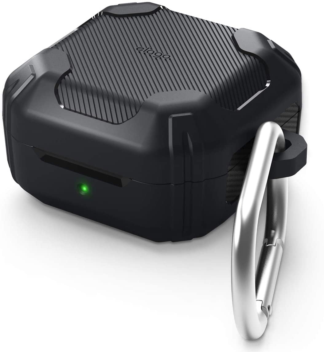 elago Armor Case Compatible with Samsung Galaxy Buds 2 Pro Case 2022  Galaxy Buds 2 Case 2021  Galaxy Buds Pro Case 2021  Galaxy Buds Live Case 2020 [US Patent Registered] [Black]