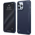 thumbnail image 1 of elago Armor Compatible with iPhone 13 Pro Case 6.1 Inch - Heavy-Duty Protective Case, Carbon Fiber Texture, Tough Rugged Design, Shockproof Bumper Cover, Premium TPU (Jean Indigo), 1 of 5