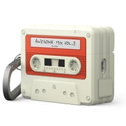 elago Cassette Tape Case Compatible with AirPods Pro 3 Case - Carabiner Included, Supports Wireless Charging, Shock Resistant, Full Protection, Headphone Access