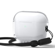 elago Clear Case Compatible with AirPods Pro 3 Case Clear Cover - Lanyard Included, Strap Included, Reduced Yellowing, Shockproof, Full Protection, Soft TPU Transparent
