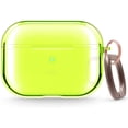 thumbnail image 1 of elago Compatible with AirPods Pro Case Clear - High Rating, TPU Transparent Shockproof, Protective Case Cover with Keychain, Gel Tape Included, Wireless Charging [Neon Yellow], 1 of 10