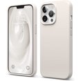 thumbnail image 1 of elago Compatible with iPhone 13 Pro Case, Liquid Silicone Case, Full Body Screen Camera Protective Cover, Shockproof, Slim Phone Case, Anti-Scratch Soft Microfiber Lining, 6.1 inch (Stone), 1 of 9