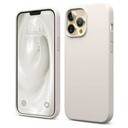 elago Compatible with iPhone 13 Pro Max Case, Liquid Silicone Case, Full Body Screen Camera Protective Cover, Shockproof, Slim Phone Case, Anti-Scratch Soft Microfiber Lining, 6.7 inch Stone