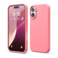 thumbnail image 1 of elago Compatible with iPhone 16 Case, Premium Liquid Silicone Case, Full Body Protective Cover, Shockproof, Slim Phone Case, Anti-Scratch Soft Microfiber Lining, 6.1 inch (Pink), 1 of 6