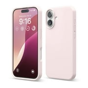 elago Compatible with iPhone 16 Case, Premium Liquid Silicone Case, Full Body Protective Cover, Shockproof, Slim Phone Case, Anti-Scratch Soft Microfiber Lining, 6.1 inch Lovely Pink