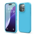 thumbnail image 1 of elago Compatible with iPhone 16 Pro Case, Premium Liquid Silicone Case, Full Body Protective Cover, Shockproof, Slim Phone Case, Anti-Scratch Soft Microfiber Lining, 6.3 inch (Ocean Blue), 1 of 6