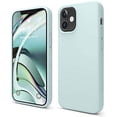 thumbnail image 1 of elago Compatible with iPhone 12 Mini Case, Liquid Silicone Case, Full Body Protection (Screen & Camera Protection) for iPhone 12 5.4 Inch (Green), 1 of 7