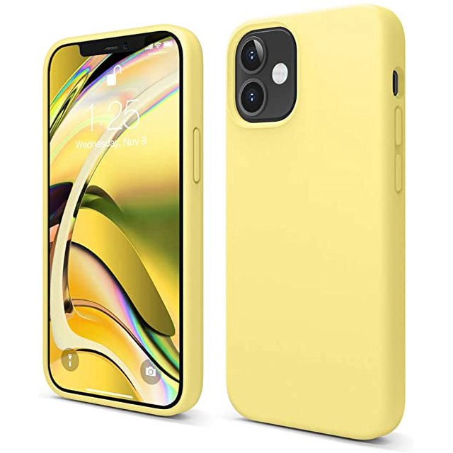 elago Compatible with iPhone 12 Mini Case, Liquid Silicone Case, Full