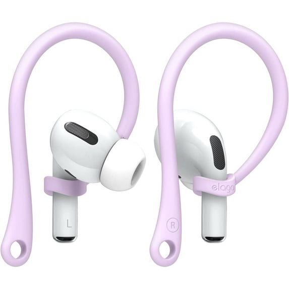 elago Ear Hooks for AirPods Pro, AirPods Pro 2, AirPods 4, AirPods 1 & 2 & 3 (Lavender)
