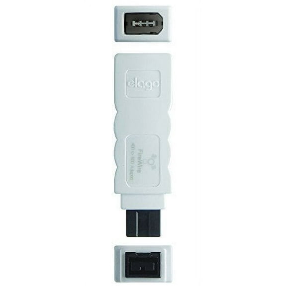 elago FireWire 400 to 800 Adapter (White) for Mac Pro, MacBook Pro, Mac Mini, iMac and All Other Computers