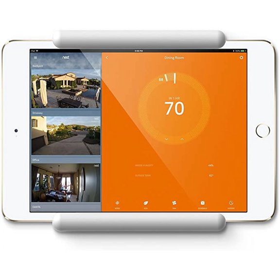 elago Home Hub Mount Designed for iPad Wall Mount - Tablet Wall Mount Compatible with iPad Mini, iPad Air, iPad Pro, and Most iPads, Easy Installation, Cable Management (White)