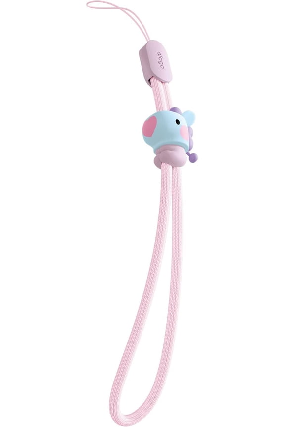 | LINE FRIENDS BT21 [OFFICIAL MERCHANDISE] Lanyard Wrist Strap, phone charm, keychain - Anti Drop, Extra Security, Adjustable Button, widely Applicable (MANG)