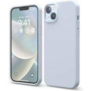 elago Liquid Silicone iPhone 14 Plus Case, Full Body Protective Cover, Shockproof, Slim Light Blue