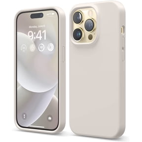 elago Liquid Silicone iPhone 14 Pro Case, Full Body Protective Cover, Shockproof, Slim Case (Stone)