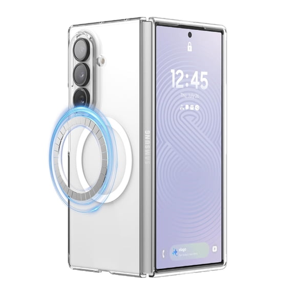 elago Magnetic Clear Case for Samsung Galaxy Z Fold 8 Ultra Case Compatible with MagSafe Charger, Strong Magnetic Power, Premium PC, Shockproof Bumper, Protective Cover (Magnetic Clear)