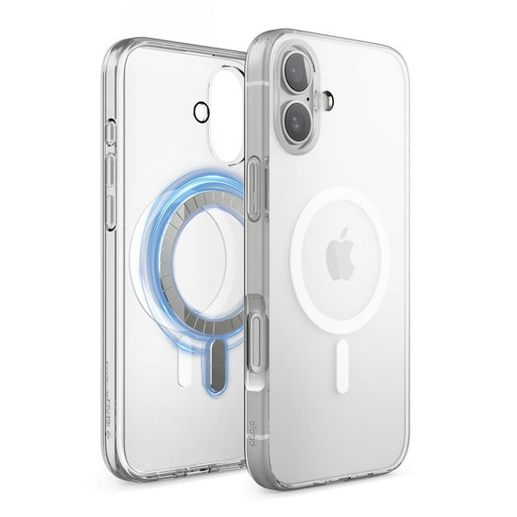 elago Magnetic Hybrid Clear Case Compatible with iPhone 16 Plus Case Cover 6.7" - Compatible with MagSafe, PC + TPU Hybrid Technology, Shockproof bumper, Raised Camera Protection (Clear)