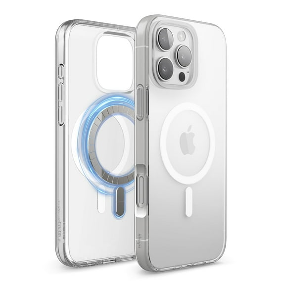 elago Magnetic Hybrid Clear Case Compatible with iPhone 16 Pro Max Case Cover 6.9" - Compatible with MagSafe, PC + TPU Hybrid Technology, Shockproof bumper, Raised Camera Protection (Clear)