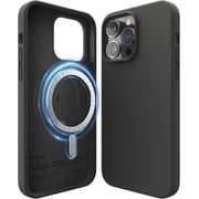 elago Magnetic Silicone Case for MagSafe, iPhone 14 Pro Max 6.7 inch - Built-in Magnets Black