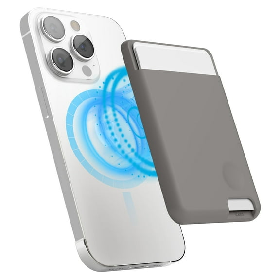 elago Magnetic Wallet Card Holder 2-Cards Compatible with MagSafe for iPhone - Secure Phone Wallet, Long Last Silicone, Scratch and Damage Protection