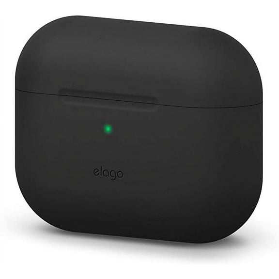 elago Original Case Designed for Apple AirPods Pro Case for AirPod Pro - Protective Silicone Cover (Black)