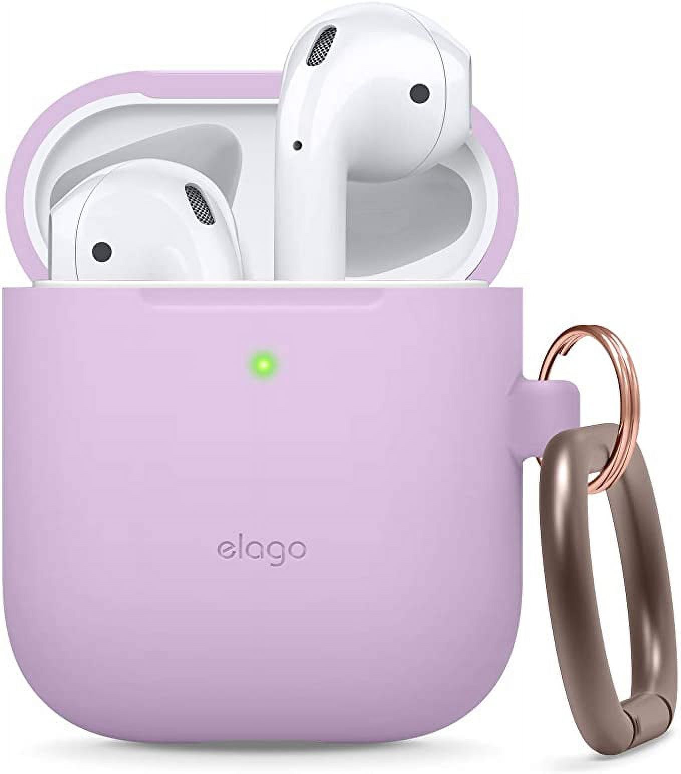 elago Silicone Case with Keychain Designed for Apple AirPods Case ...