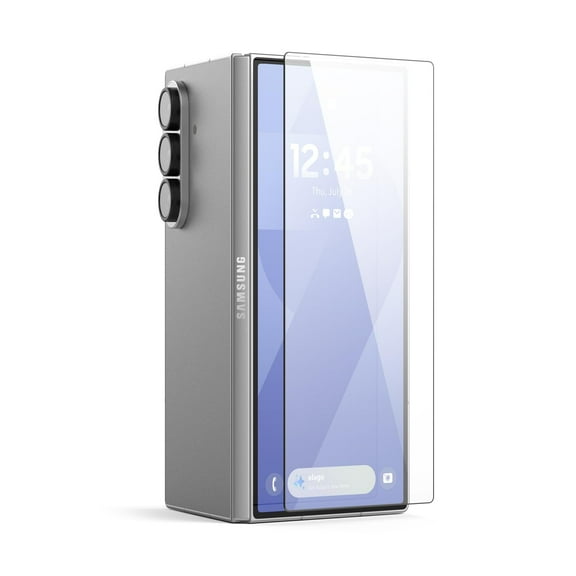 elago Tempered Glass+ Screen Protector Compatible with Samsung Galaxy Z Fold 7 - Anti-Fingerprint, Shatter-Proof, Scratch Protection, Crystal Clear Clarity, Bubble-Free