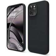 elago iPhone 12 Pro Max Case - Liquid Silicone Case for iPhone 12 Pro Max 6.7 inch, Slim Design, Full Body Protection [Black]