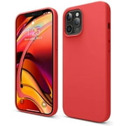 elago iPhone 12 Pro Max Case - Liquid Silicone Case for iPhone 12 Pro Max 6.7 inch, Slim Design, Full Body Protection [Red]
