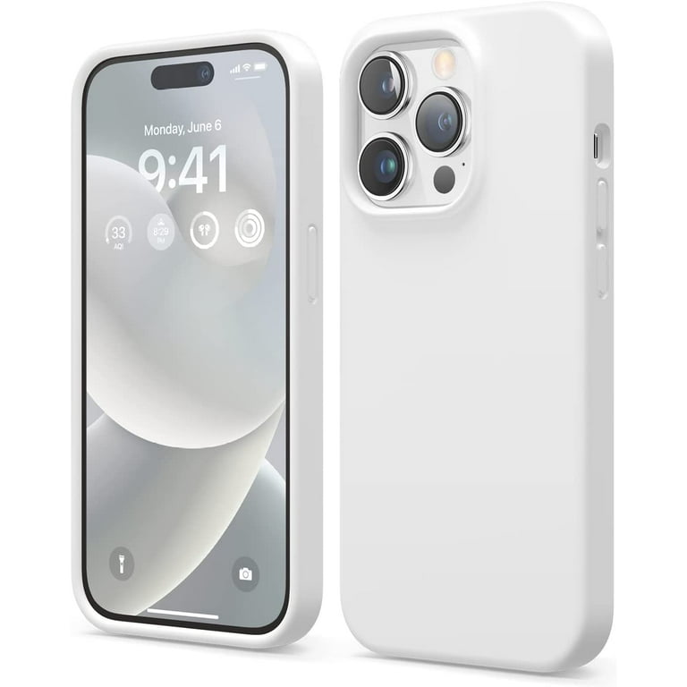 elago iPhone 14 Pro, Liquid Silicone Case, 6.1 inch (White) elago iPhone 14 Pro, Liquid Silicone Case, 6.1 inch (White)