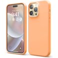 thumbnail image 1 of elago iPhone 14 Pro Max Case, Liquid Silicone Case, Full Body Protective Cover, Shockproof, Slim Phone Case, Anti-Scratch, 6.7 inch (Orange), 1 of 8