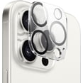 thumbnail image 1 of elago iPhone 15 Pro and iPhone 15 Pro Max Tempered Glass+ Camera Lens Protector (1Pc) - 9H Surface Hardness, Anti-Fingerprint, Shatter-Proof, Scratch Protection, 1 of 9