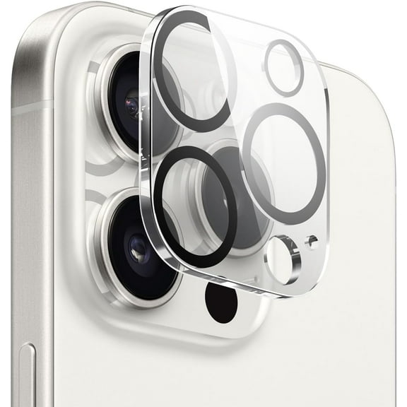 elago iPhone 15 Pro and iPhone 15 Pro Max Tempered Glass  Camera Lens Protector (1Pc) - 9H Surface Hardness, Anti-Fingerprint, Shatter-Proof, Scratch Protection