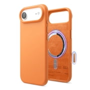 elago for iPhone Air Case, Premium Magnetic Silicone Case, Compatible with MagSafe, Liquid Silicone Material, Protective Cover, Shockproof, Slim Phone, 6.6 inch Orange