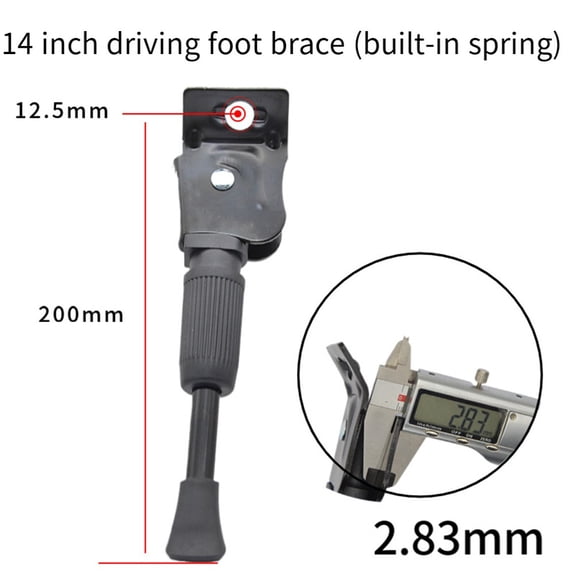 electric Bike Kickstand Non Slip Support Leg Kick Stand 12-14inch ebike