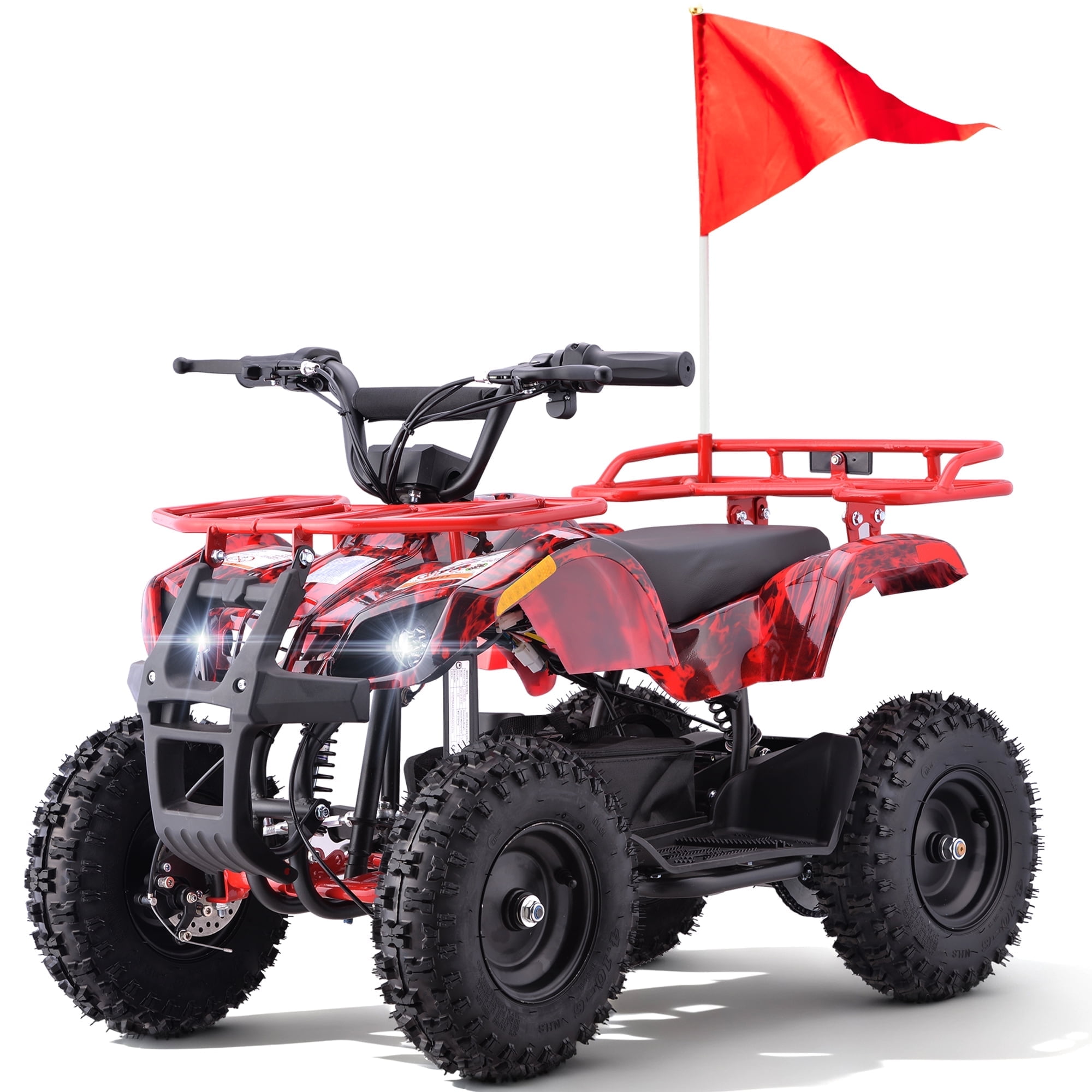Walmart Black Friday Deals 2025 QEASET Electric atv Dirt Quad, 36V 500W Motor, 12-15mph Speed, Twist Grip Acceleration & Hand Operated Disc Brakes,Knobby Air Tires, Multiple Colors, Holiday Gifts