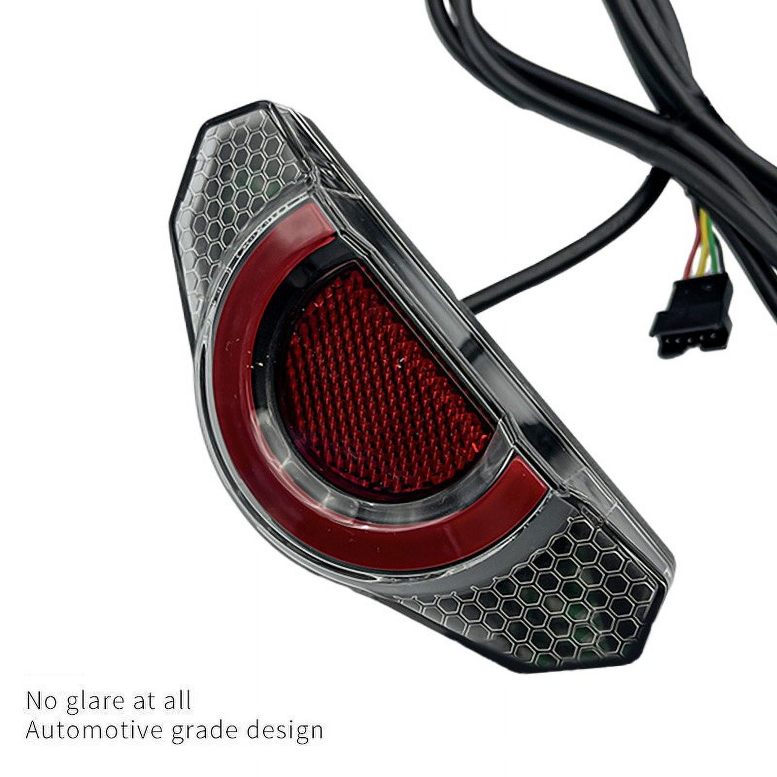 Image showcasing electric bicycle ebike LEDTail Light Turn Signal Rear Brake Light E ...