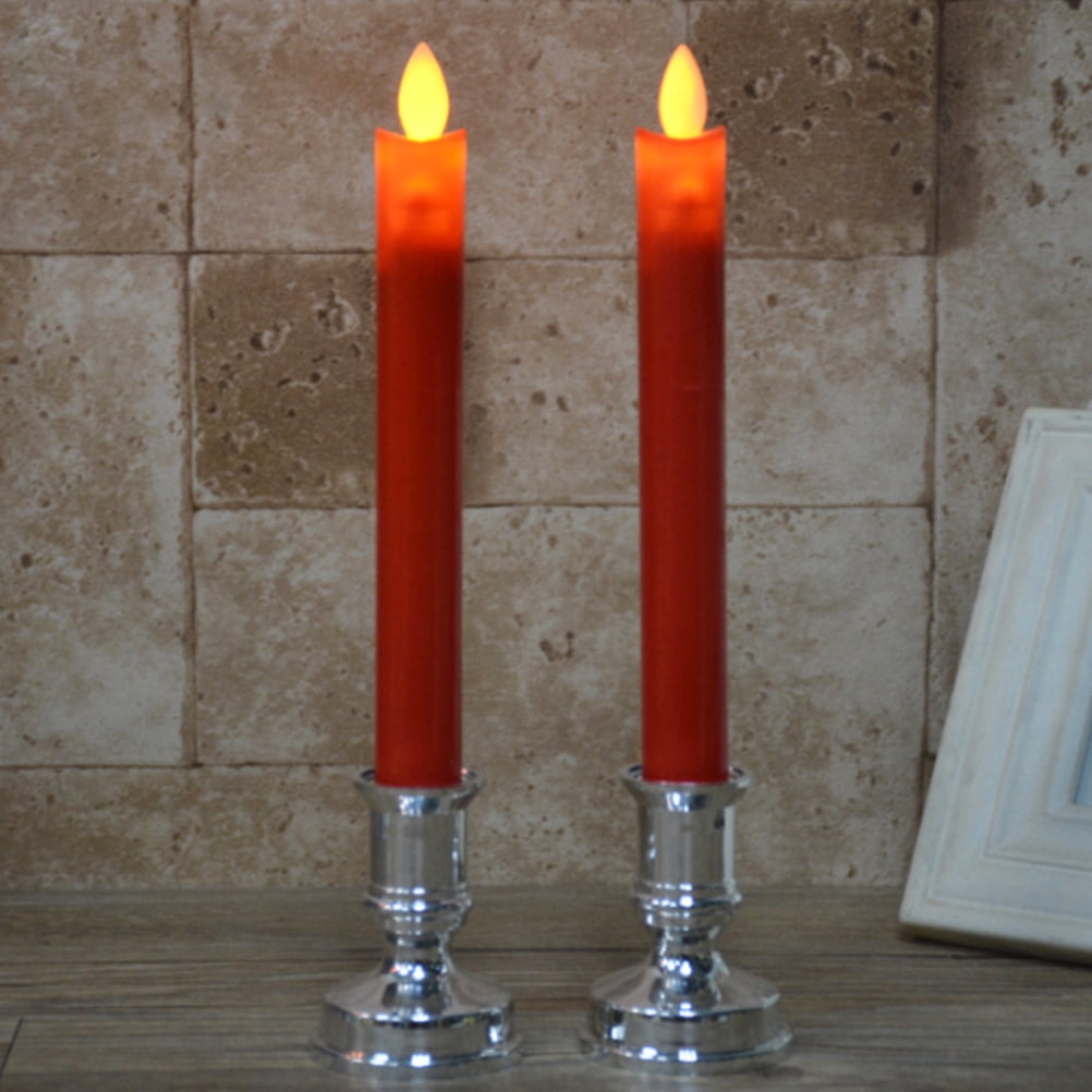 electric candle lamp 1 Pair of Electric LED Long Rod Candle Lamp Swing