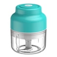 thumbnail image 1 of electric garlic chopper, Plastic mini food processor, Electric Garlic Chopper, Rechargeable Mini Food Processor for Vegetables, 1 of 9